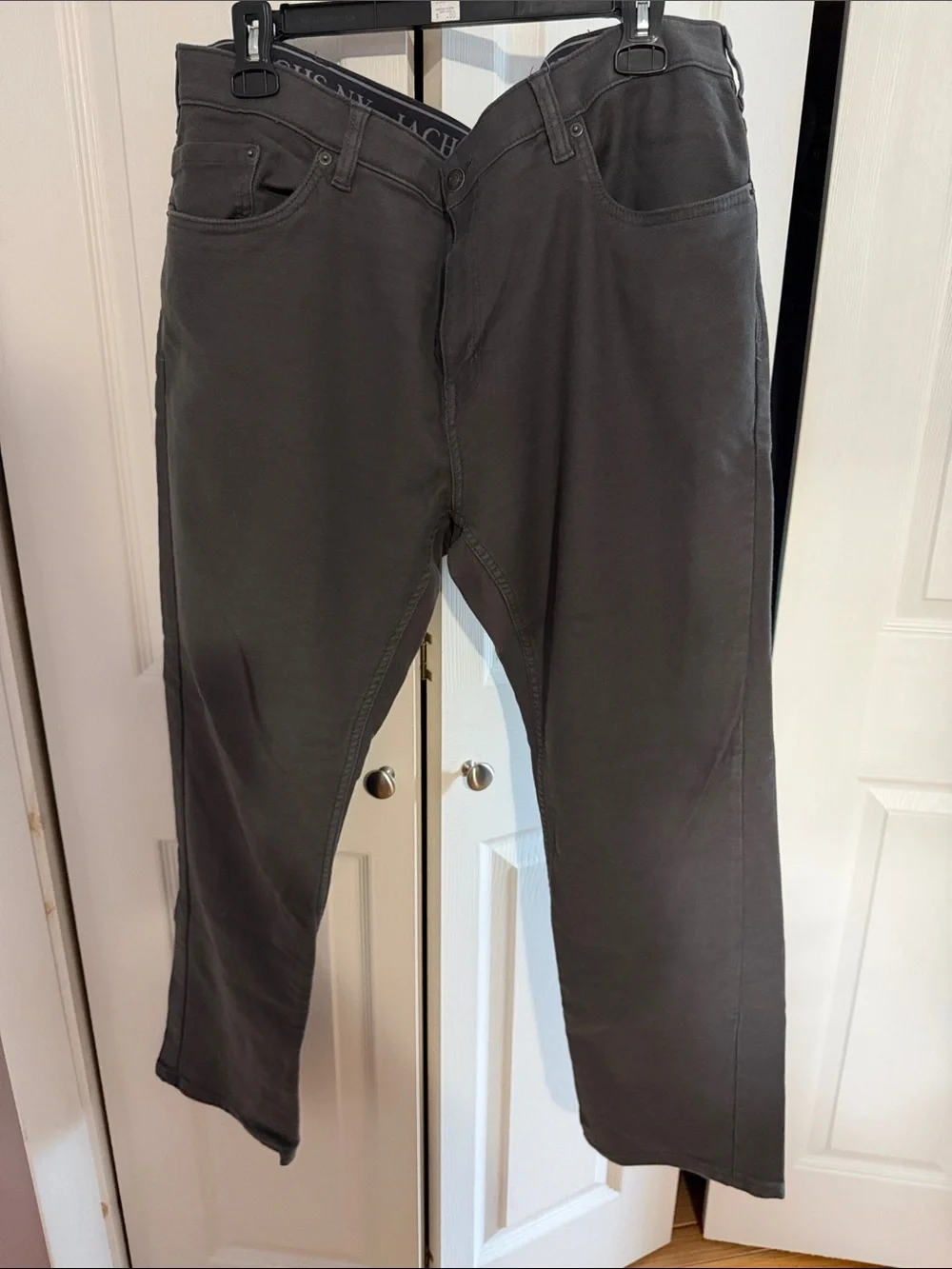 Men's Slim Straight Jeans in Charcoal — Classic Everyday Style